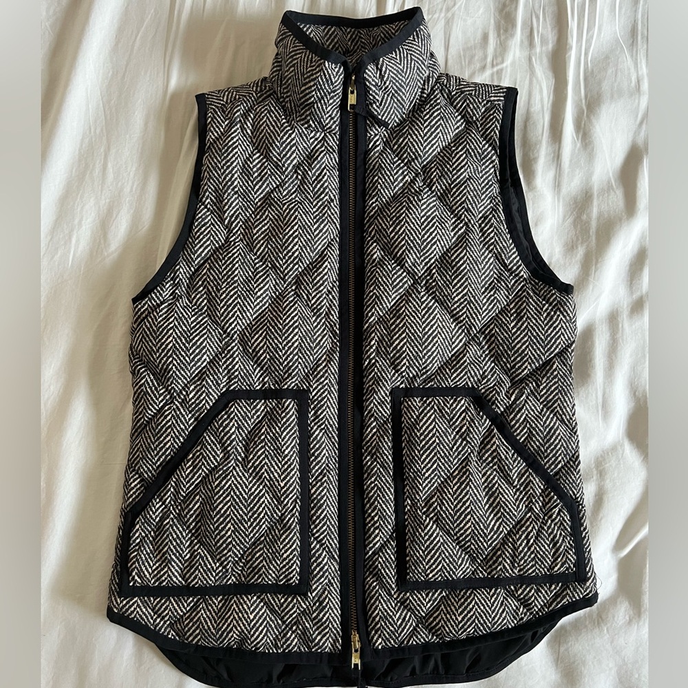 J Crew Herringbone Vest